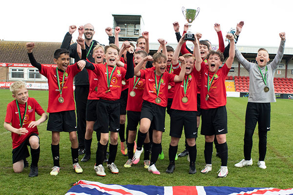 Myerscough Reds Squad Celebration